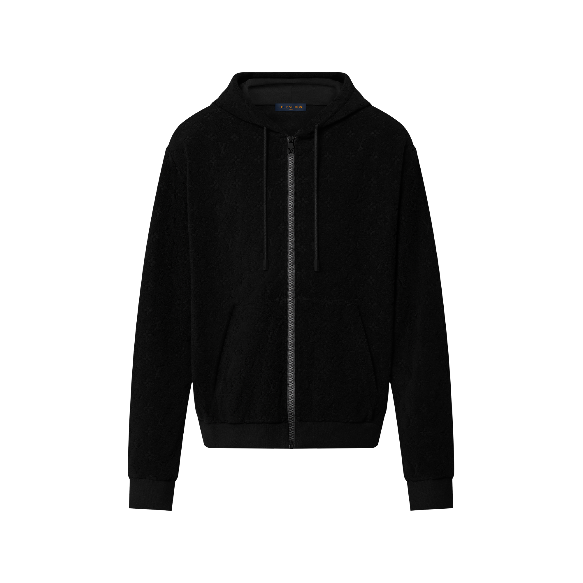 Monogram Terry Zip-Through Hoodie - Men - Ready-to-Wear | LOUIS